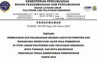 Pendaftaran Pip Semarang Jalur Polbit 2023